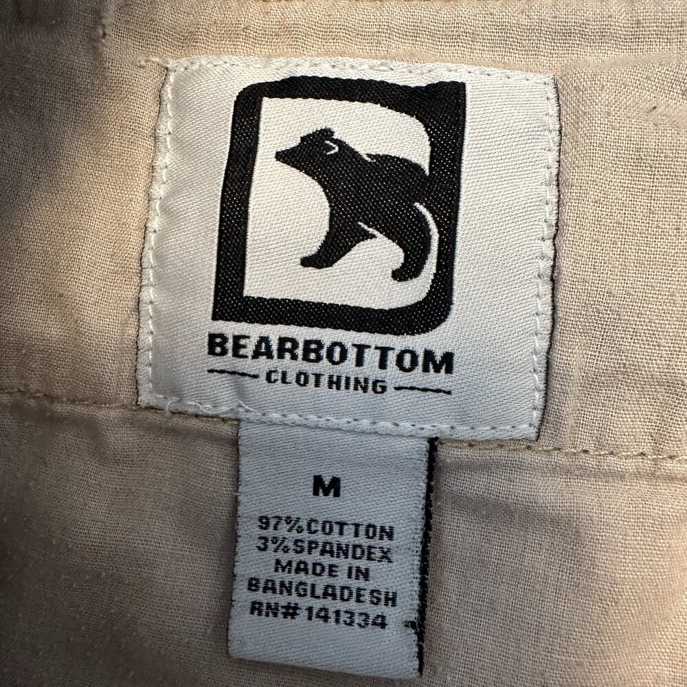 Bearbottom Clothing, Men's Shorts, Size M, 5.5", Khaki color - Picture 2 of 6